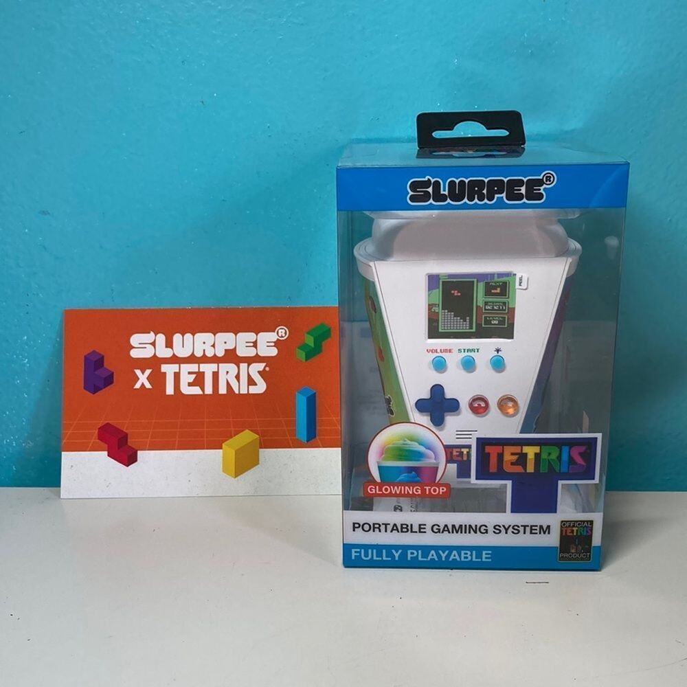 Slurpee Tetris Portable Gaming System New in Box